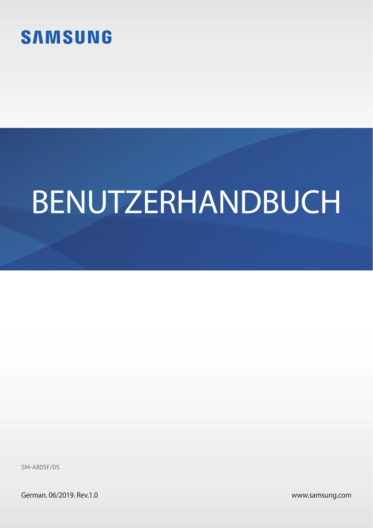 BENUTZERHANDBUCHSM-A805F/DSGerman. 06/2019. Rev.1.0www.samsung.com