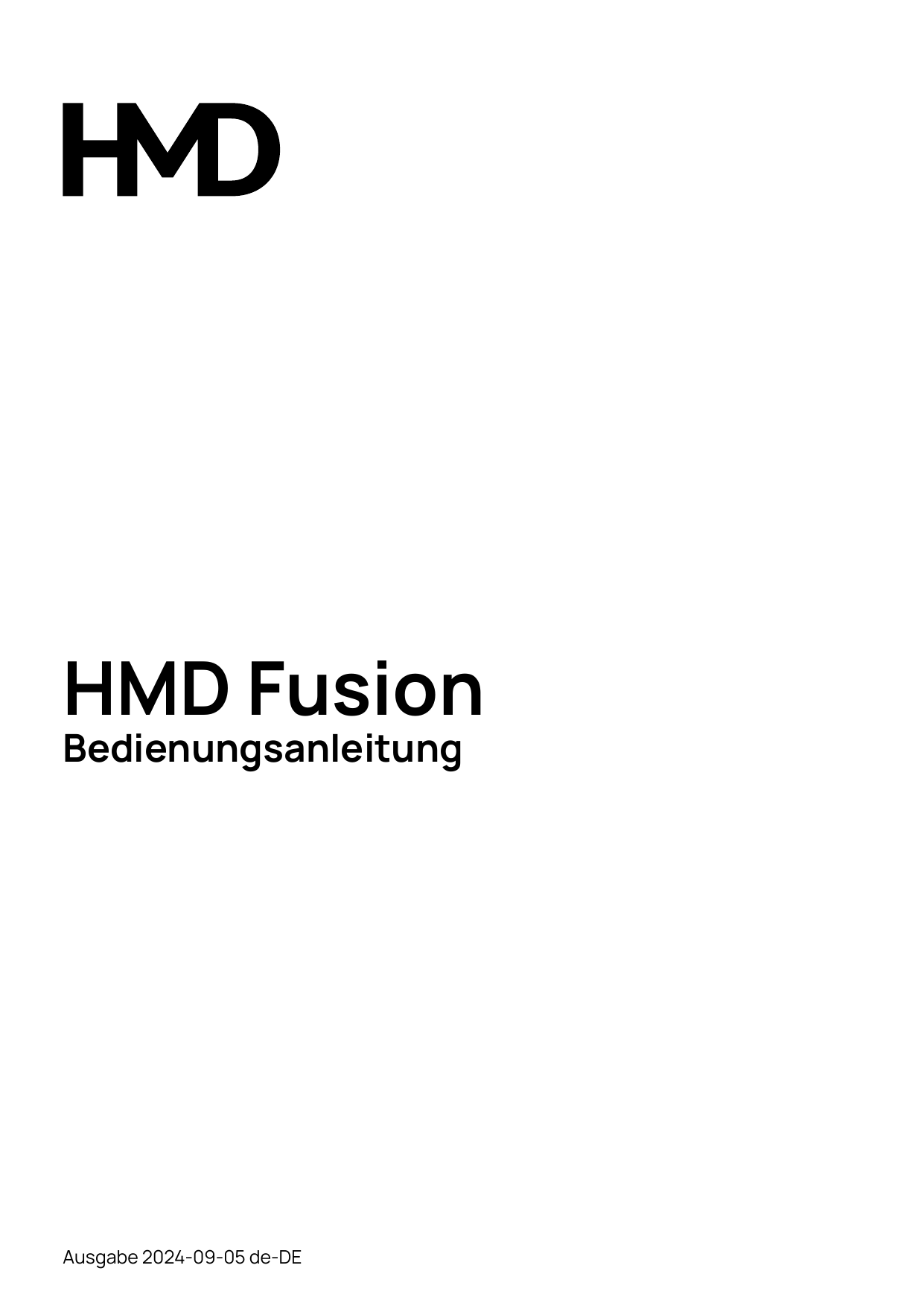 HMD FusionBedienungsanleitungAusgabe 2024-09-05 de-DE