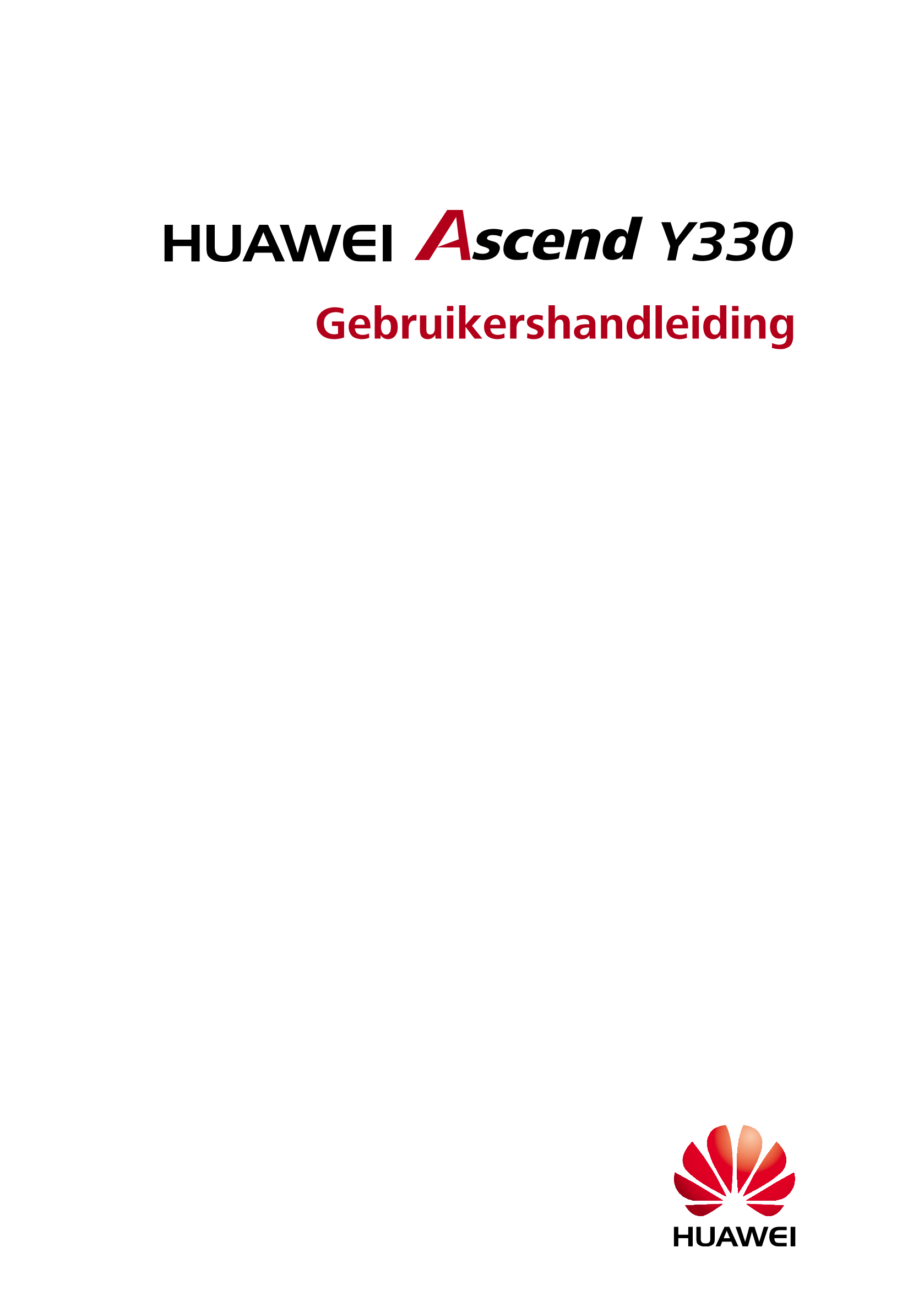 Y330
Gebruikershandleiding