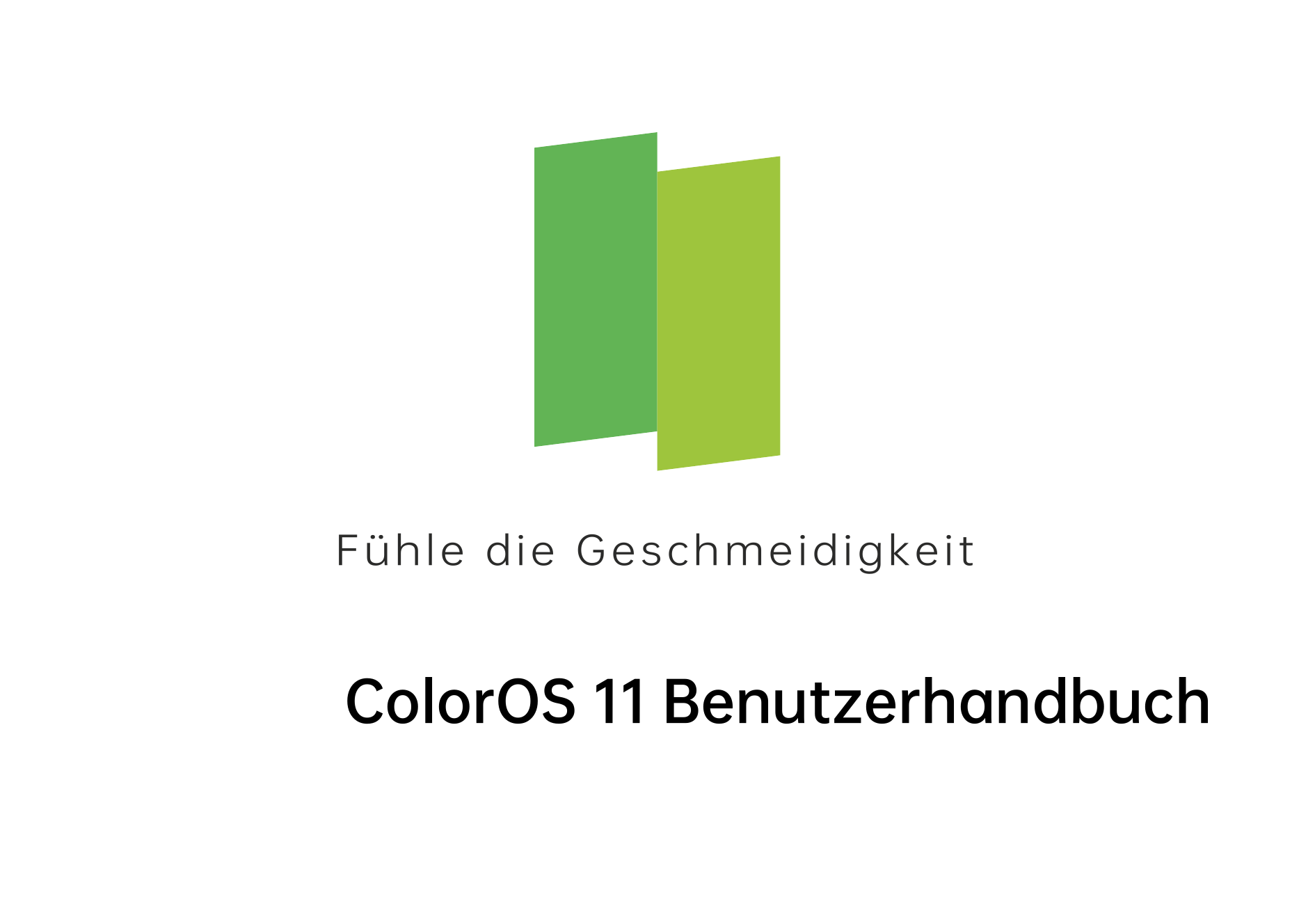 F ü h l e d i e G e s c h m e i d i g ke i tColorOS 11 Benutzerhandbuch