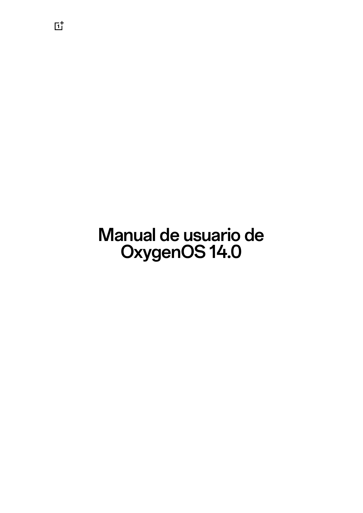 Manual de usuario deOxygenOS 14.0