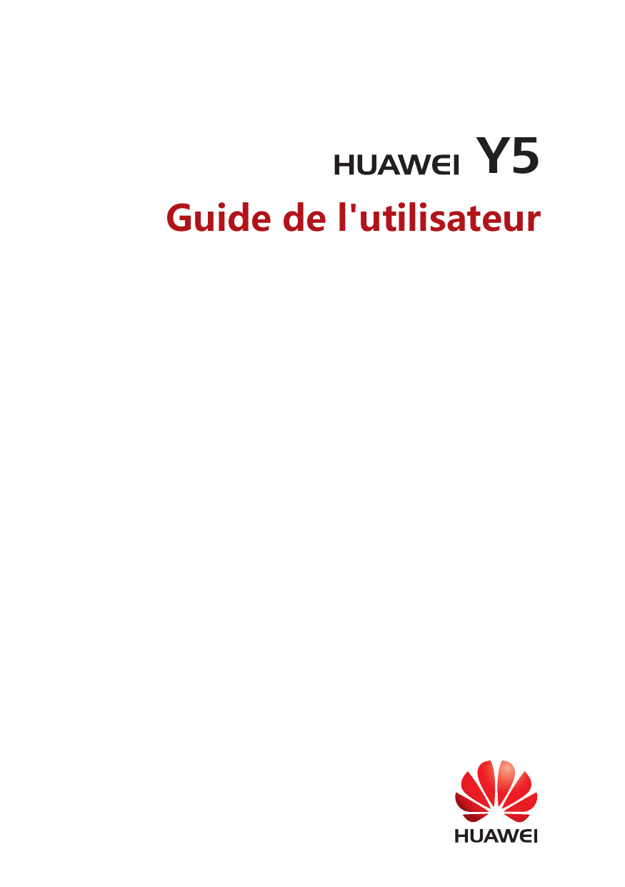 Y5Guide de l'utilisateur