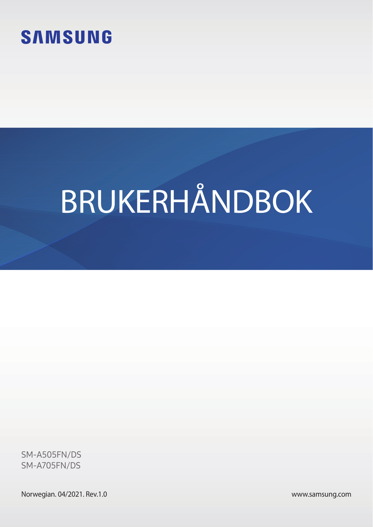 BRUKERHÅNDBOKSM-A505FN/DSSM-A705FN/DSNorwegian. 04/2021. Rev.1.0www.samsung.com