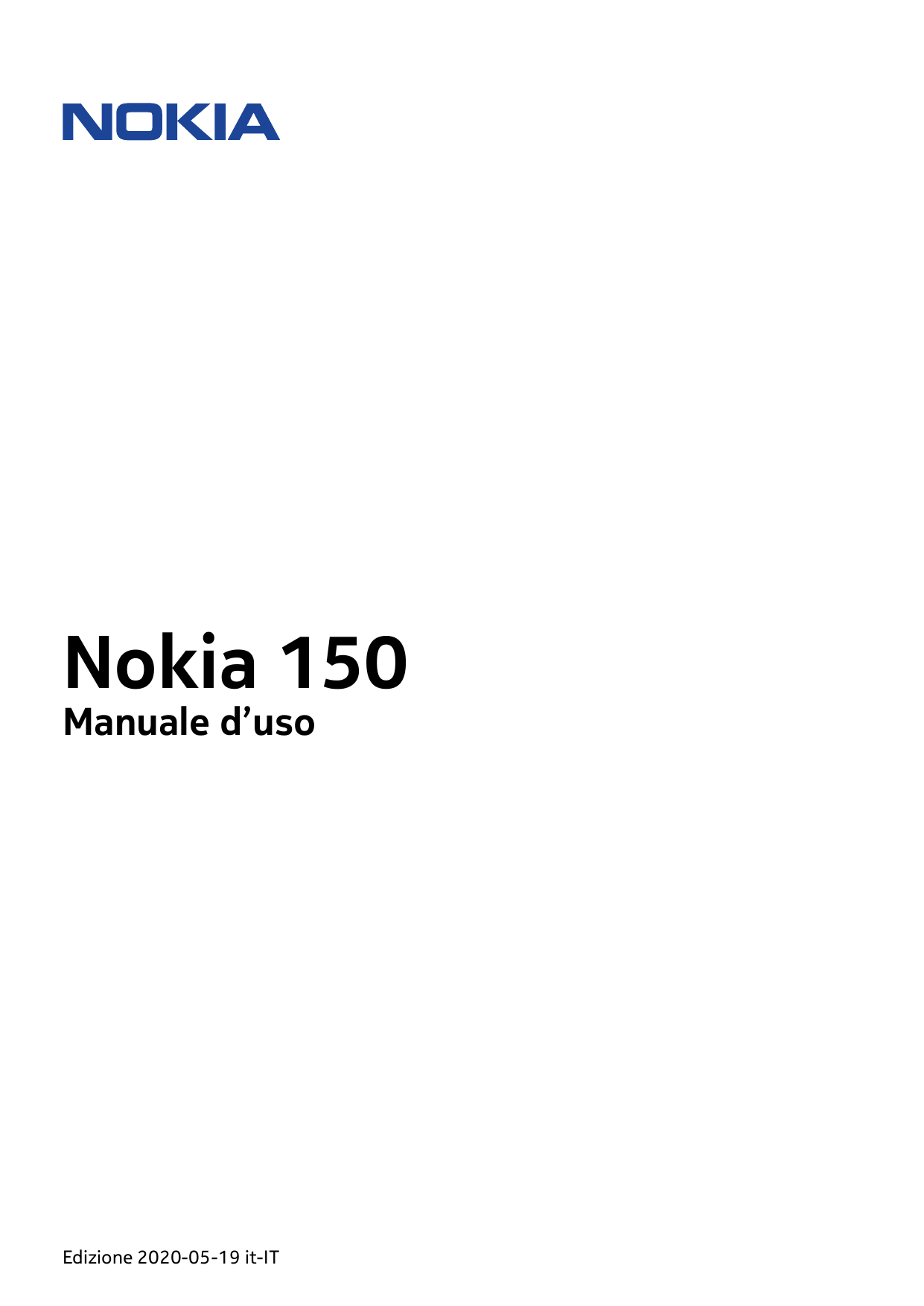 Nokia 150Manuale d’usoEdizione 2020-05-19 it-IT