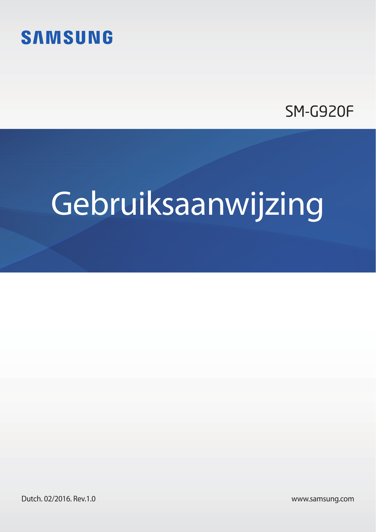SM-G920FGebruiksaanwijzingDutch. 02/2016. Rev.1.0www.samsung.com