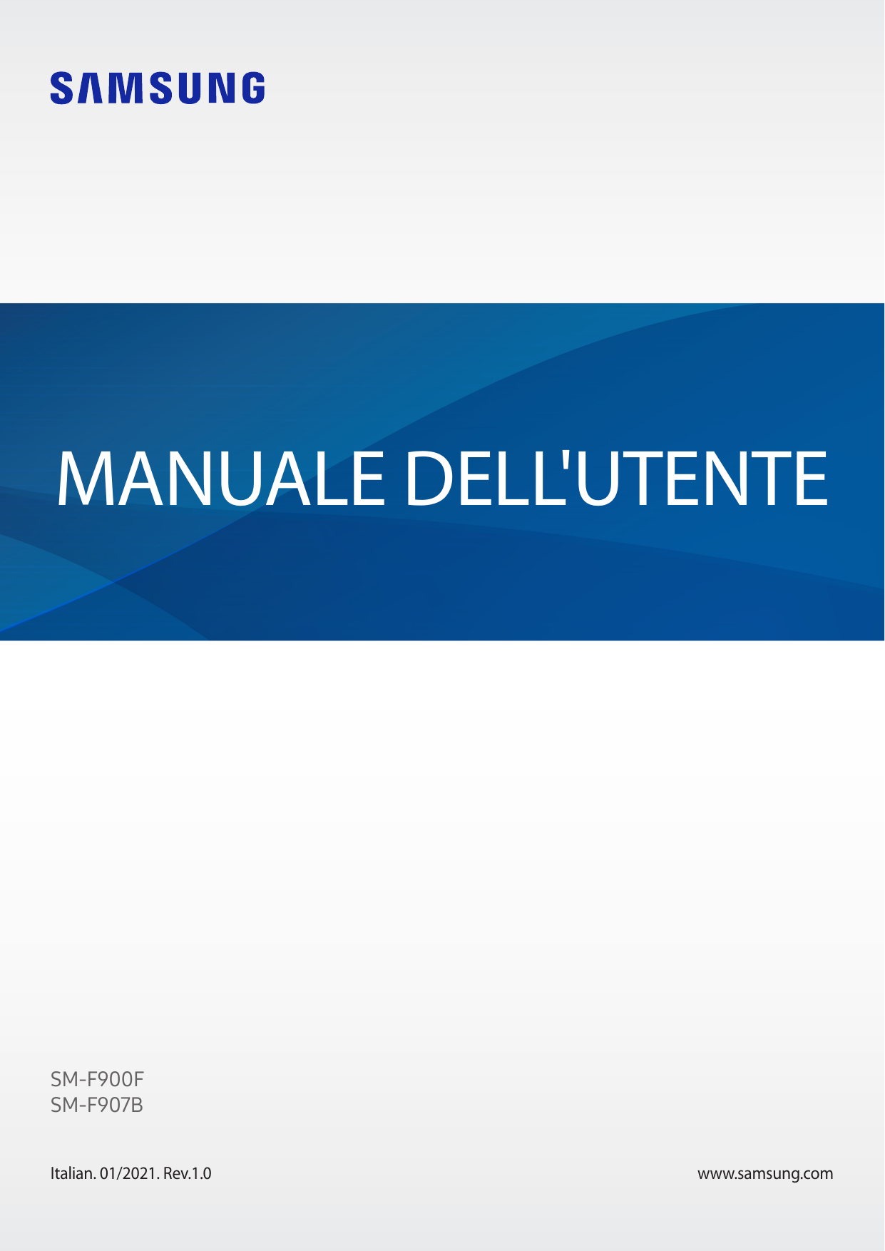 MANUALE DELL'UTENTESM-F900FSM-F907BItalian. 01/2021. Rev.1.0www.samsung.com