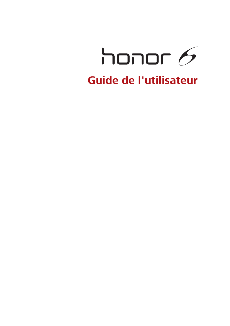 Guide de l'utilisateur