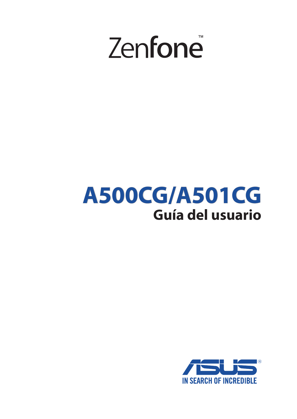 A500CG/A501CGGuía del usuario