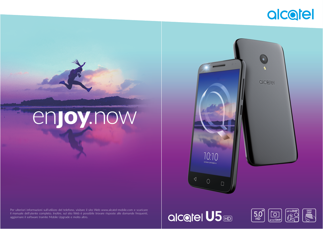Per ulteriori informazioni sull'utilizzo del telefono, visitare il sito Web www.alcatel-mobile.com e scaricareil manuale dell'ut