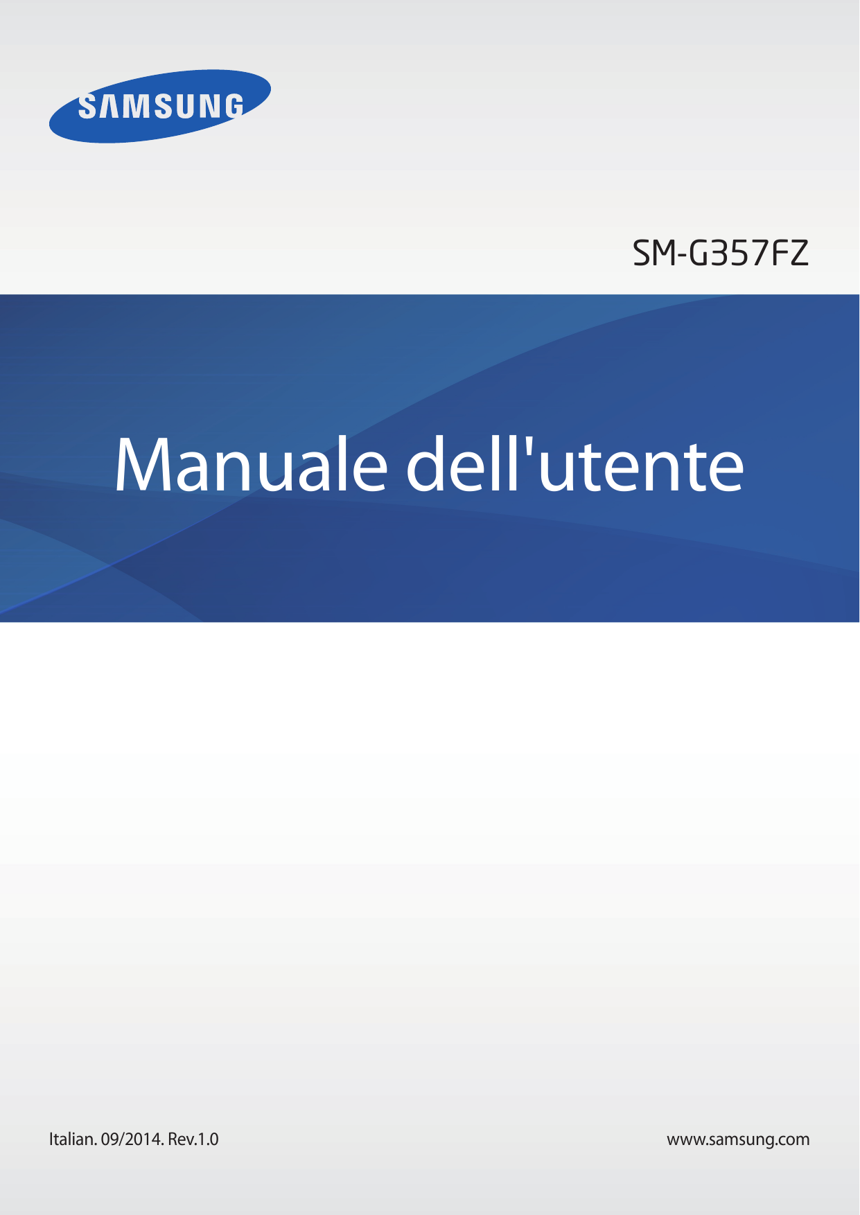 SM-G357FZManuale dell'utenteItalian. 09/2014. Rev.1.0www.samsung.com