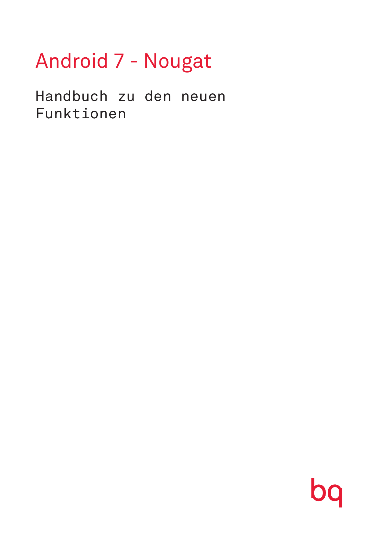 Android 7 - NougatHandbuch zu den neuenFunktionen