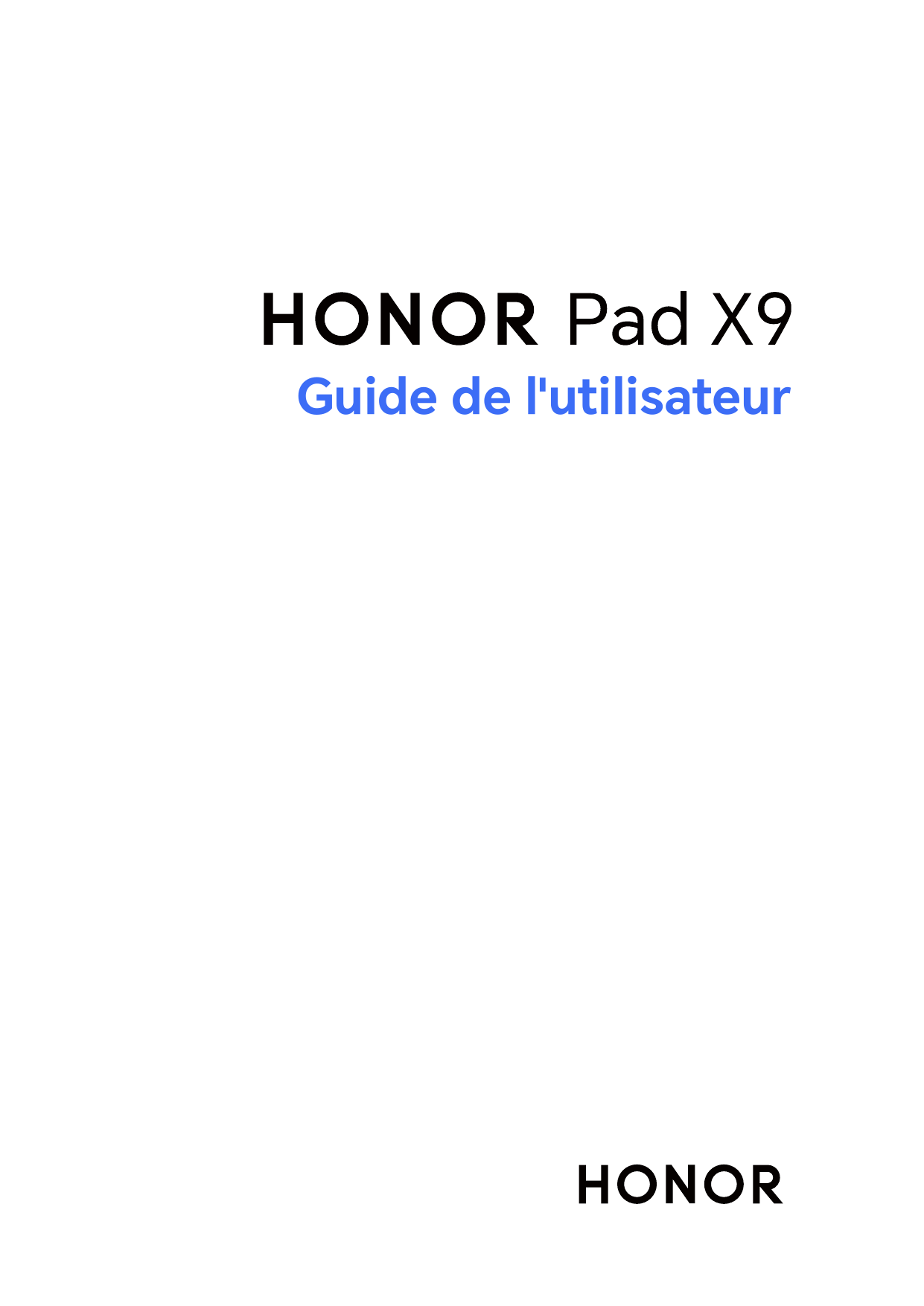 Guide de l'utilisateur