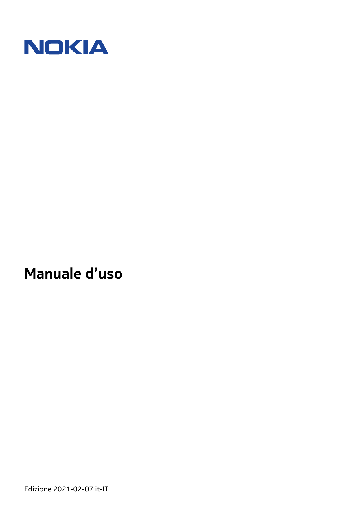 Manuale d’usoEdizione 2021-02-07 it-IT