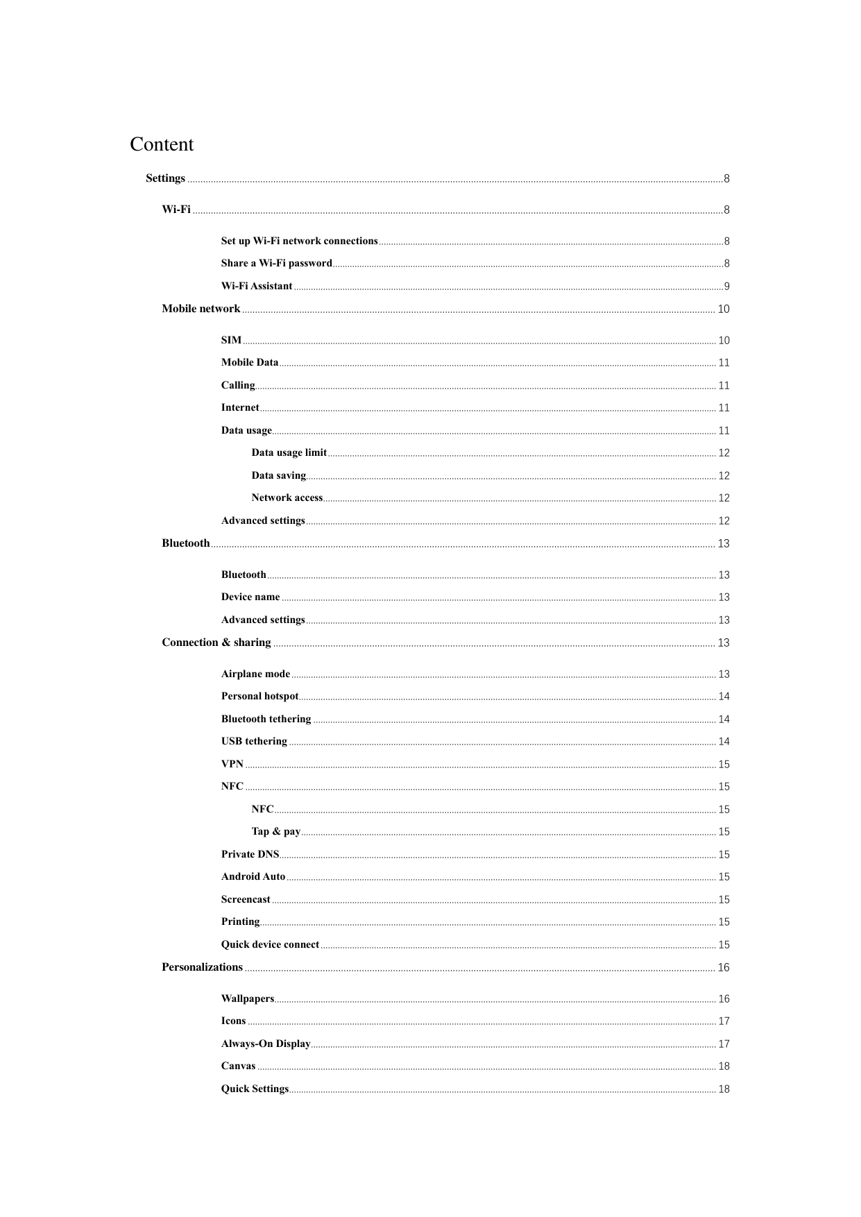 ContentSettings ................................................................................................................