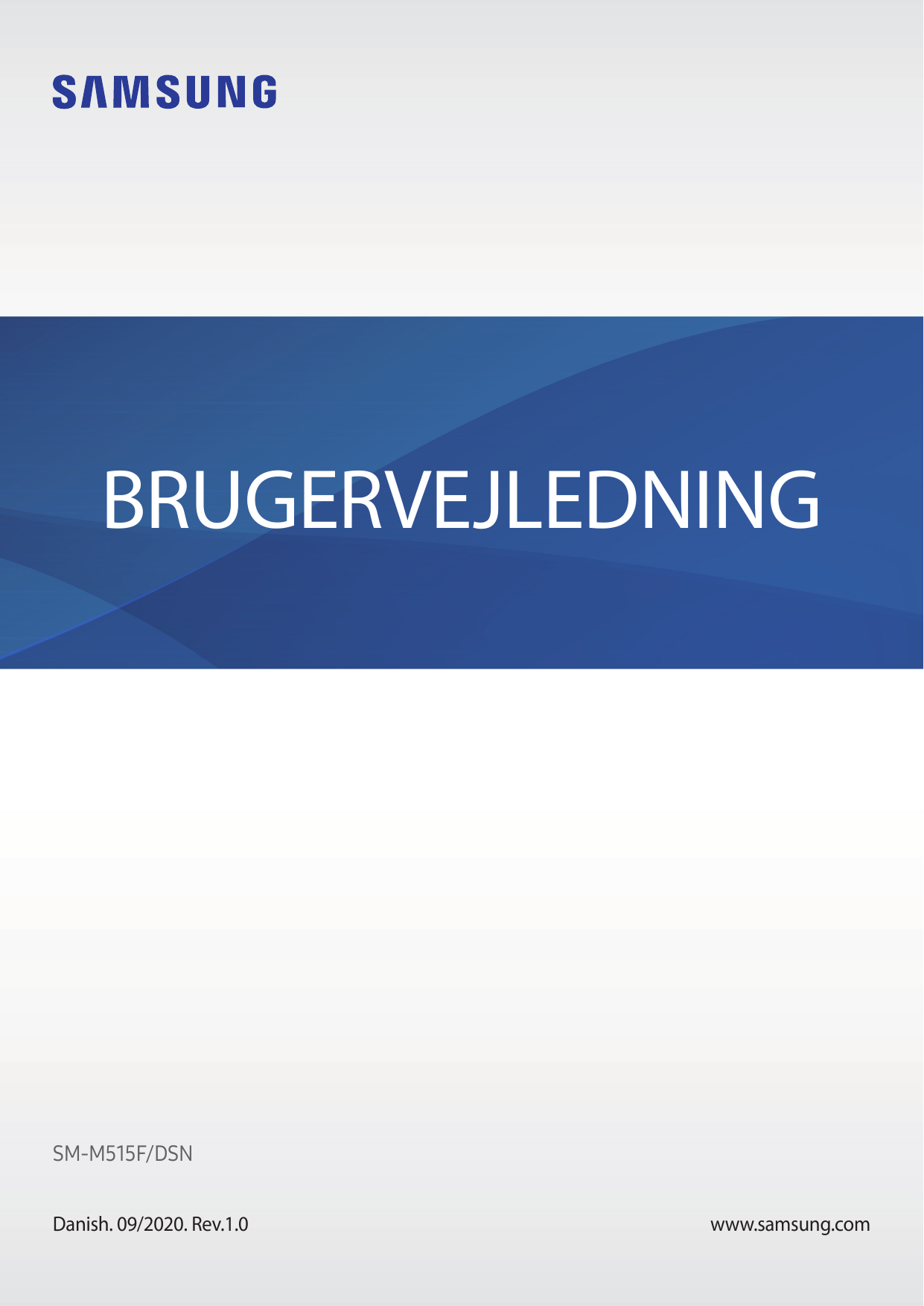 BRUGERVEJLEDNINGSM-M515F/DSNDanish. 09/2020. Rev.1.0www.samsung.com