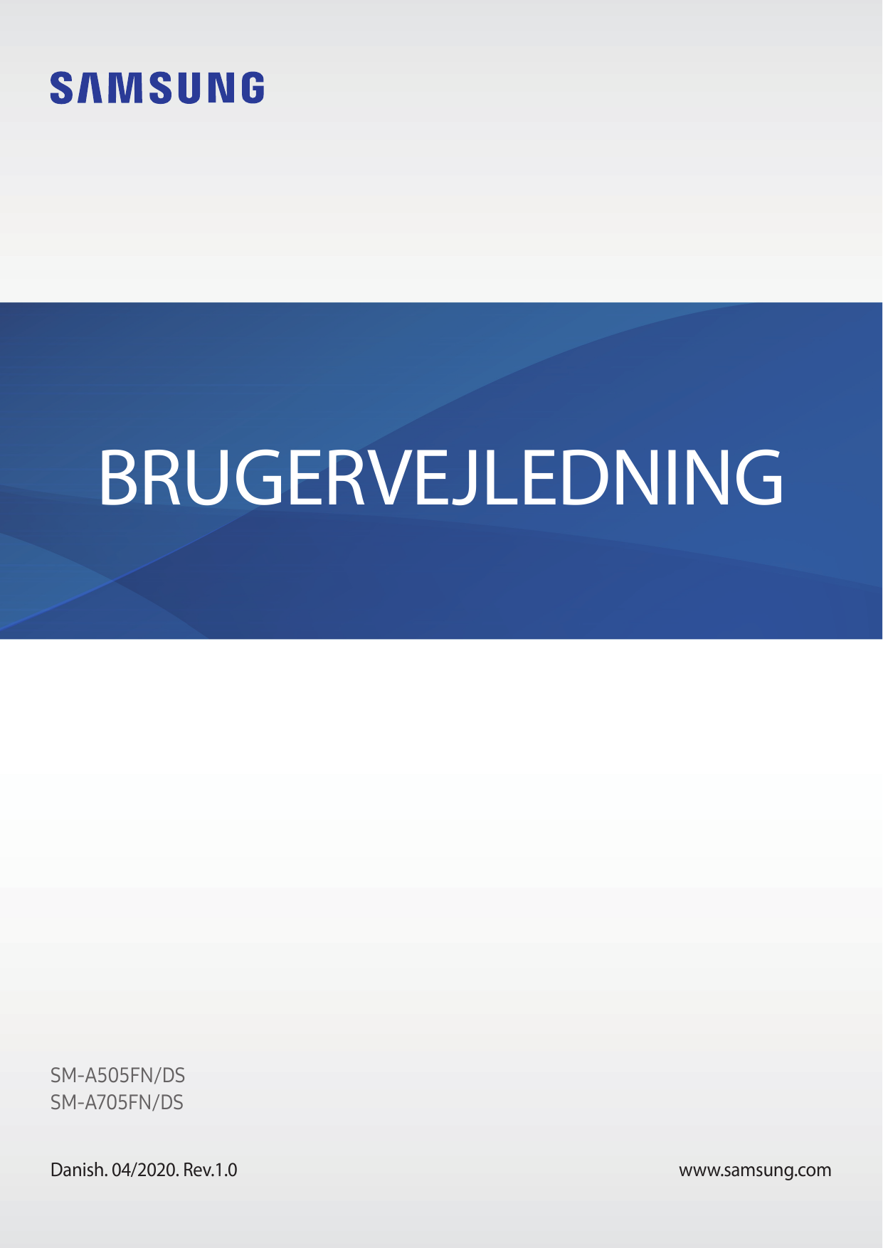 BRUGERVEJLEDNINGSM-A505FN/DSSM-A705FN/DSDanish. 04/2020. Rev.1.0www.samsung.com