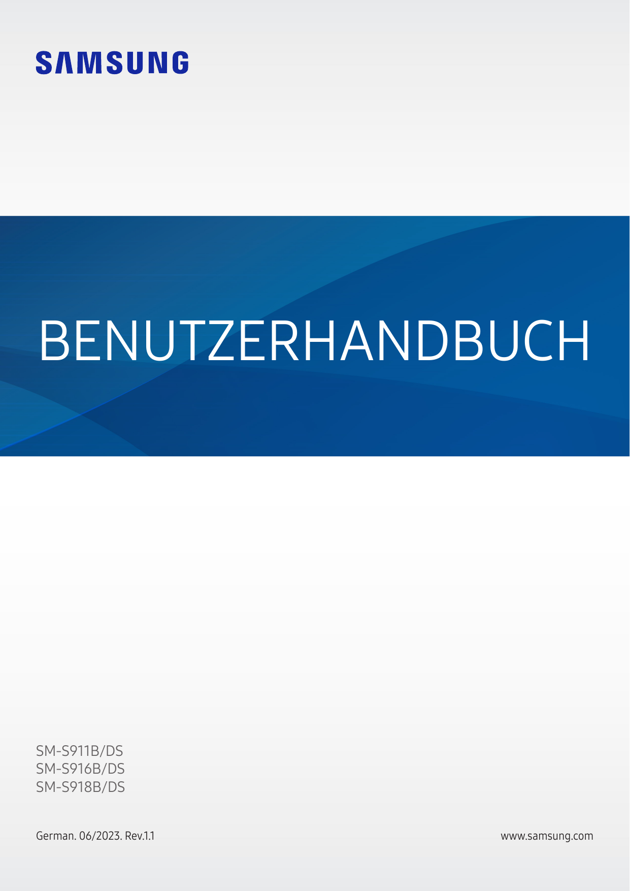 BENUTZERHANDBUCHSM-S911B/DSSM-S916B/DSSM-S918B/DSGerman. 06/2023. Rev.1.1www.samsung.com