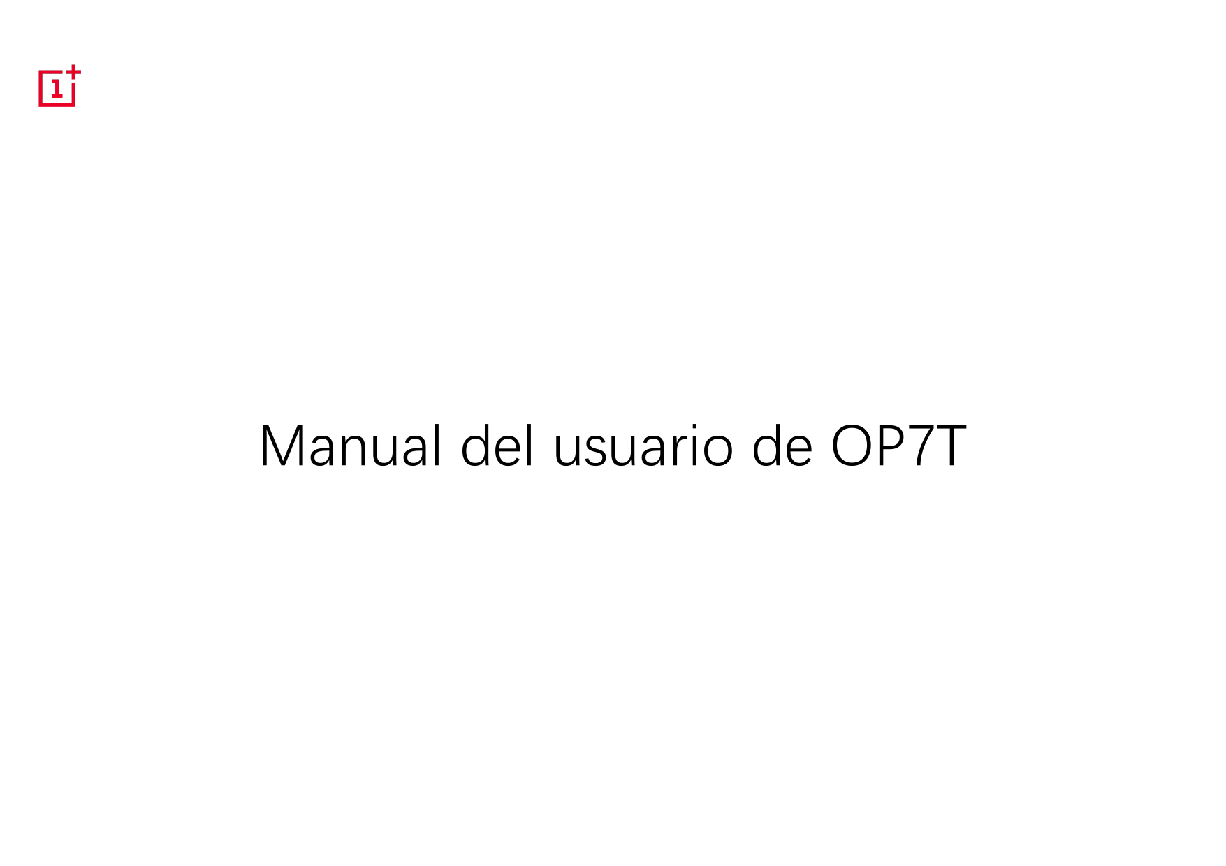 Manual del usuario de OP7T