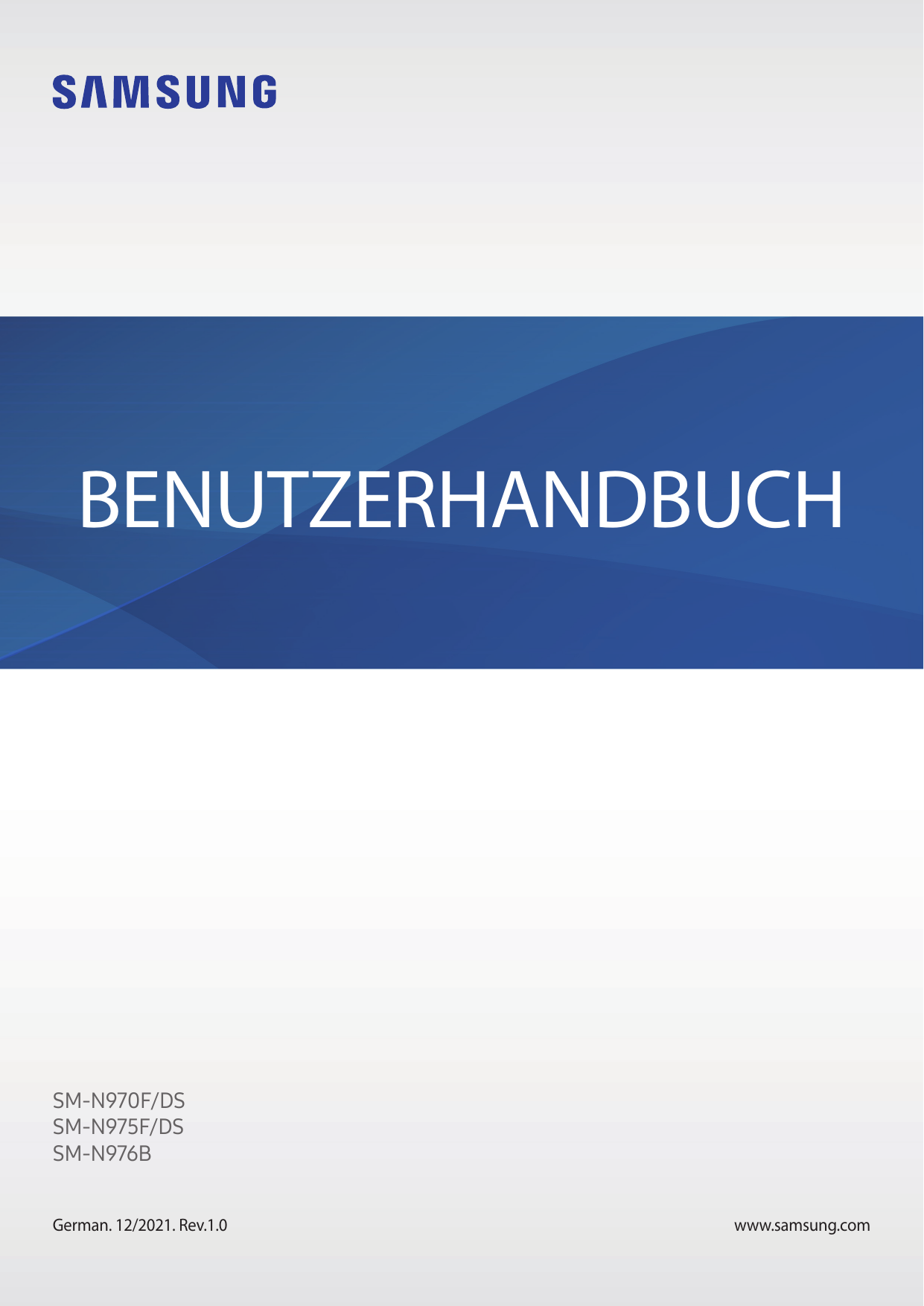 BENUTZERHANDBUCHSM-N970F/DSSM-N975F/DSSM-N976BGerman. 12/2021. Rev.1.0www.samsung.com