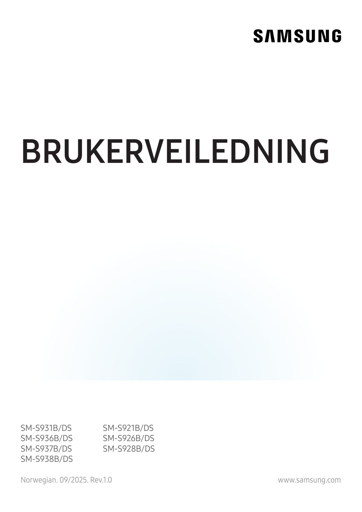 BRUKERVEILEDNINGSM-S931B/DSSM-S936B/DSSM-S937B/DSSM-S938B/DSSM-S921B/DSSM-S926B/DSSM-S928B/DSNorwegian. 09/2025. Rev.1.0www.sams