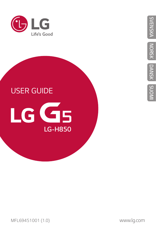 SVENSKANORSKDANSKSUOMIUSER GUIDELG-H850MFL69451001 (1.0)www.lg.com