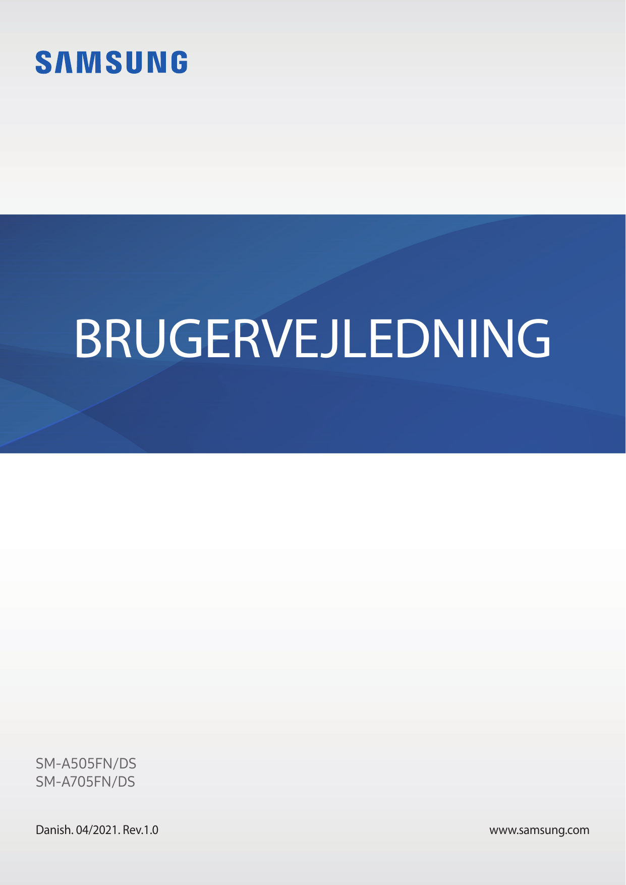 BRUGERVEJLEDNINGSM-A505FN/DSSM-A705FN/DSDanish. 04/2021. Rev.1.0www.samsung.com