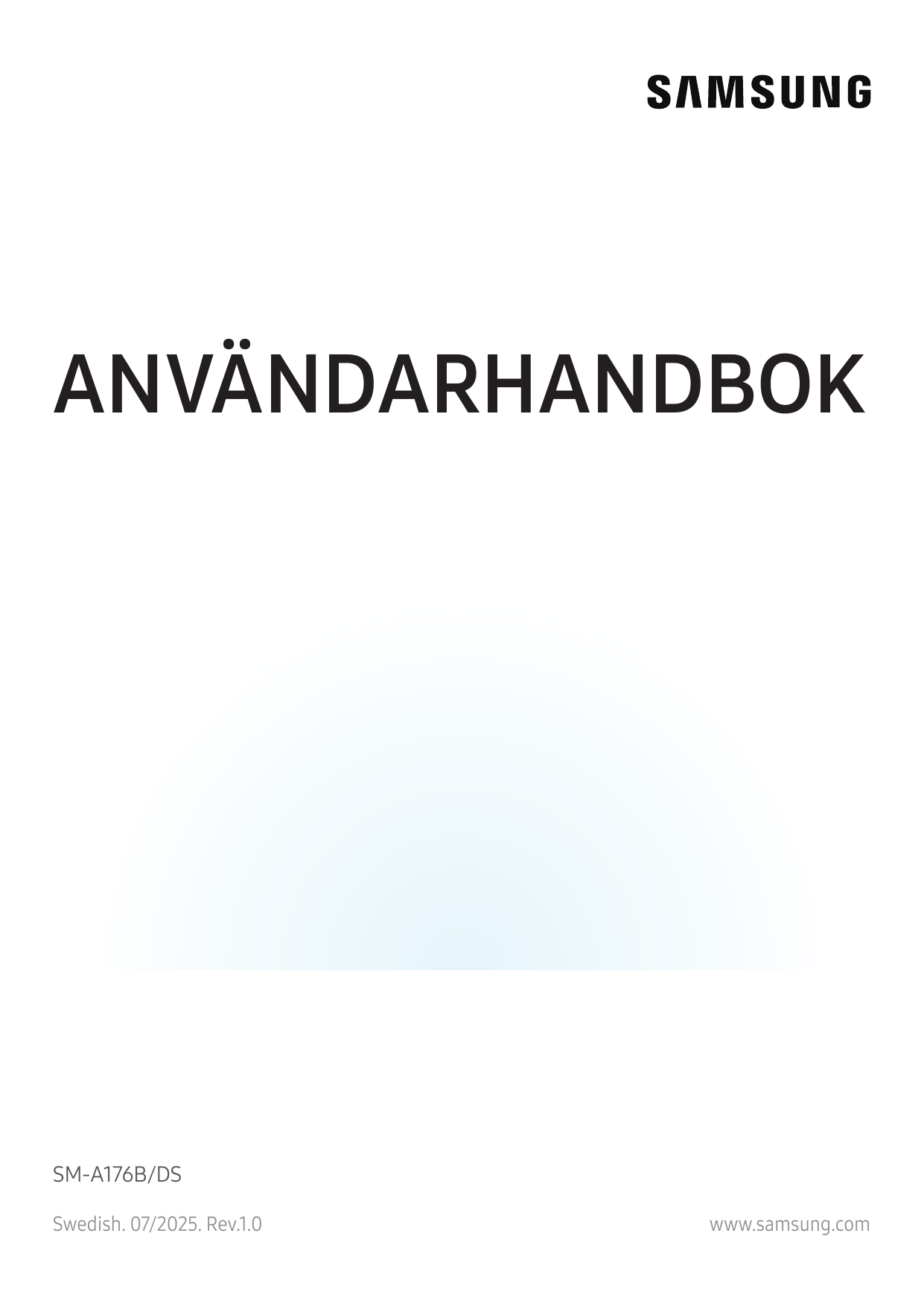 ANVÄNDARHANDBOKSM-A176B/DSSwedish. 07/2025. Rev.1.0www.samsung.com