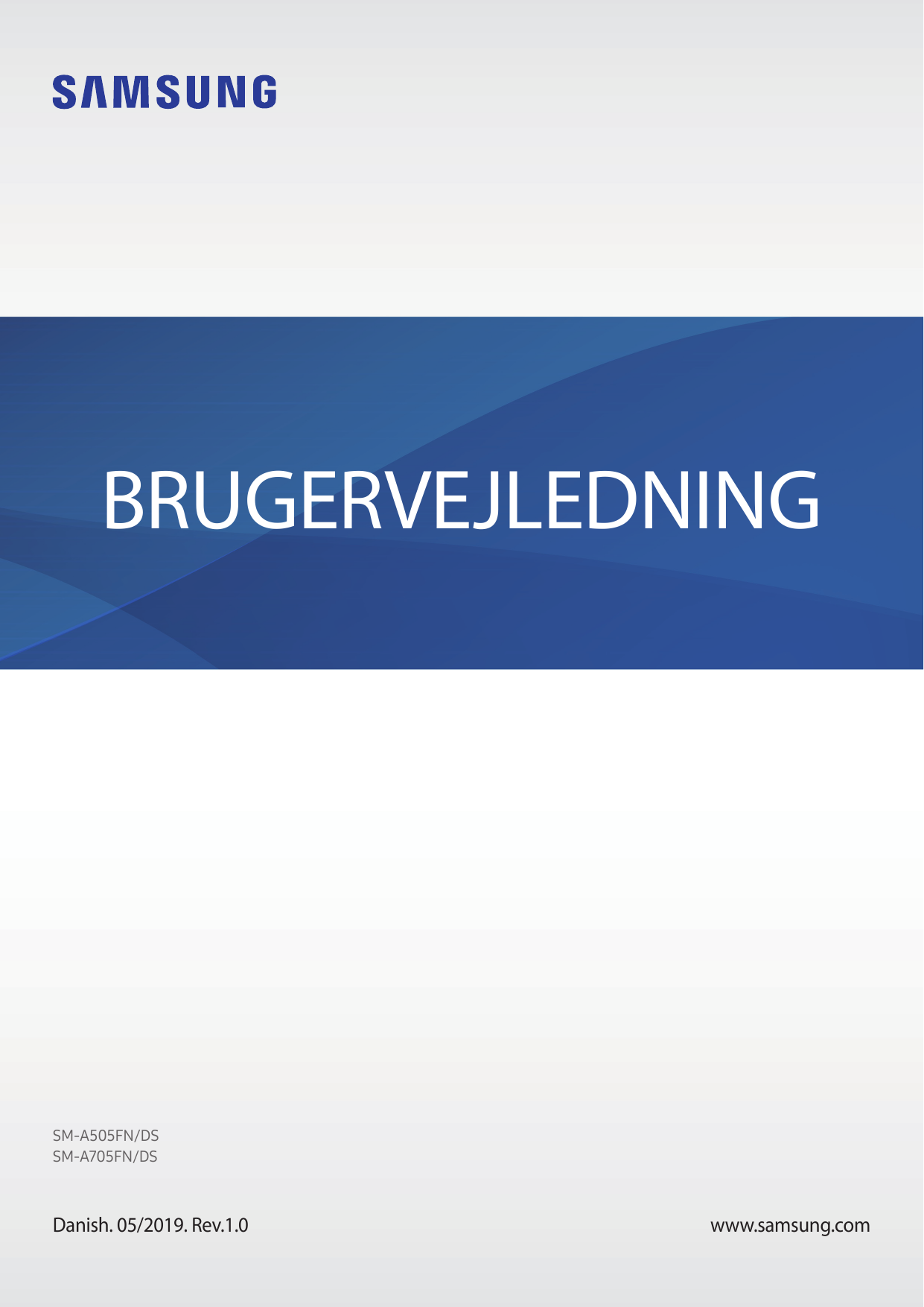 BRUGERVEJLEDNINGSM-A505FN/DSSM-A705FN/DSDanish. 05/2019. Rev.1.0www.samsung.com