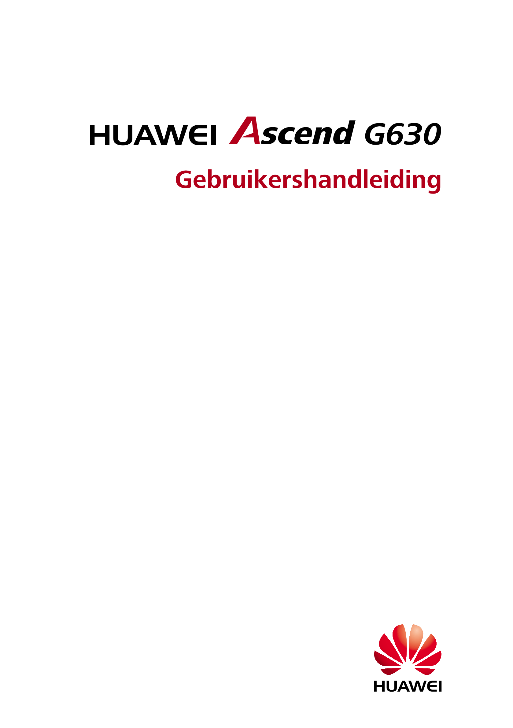 G630
Gebruikershandleiding