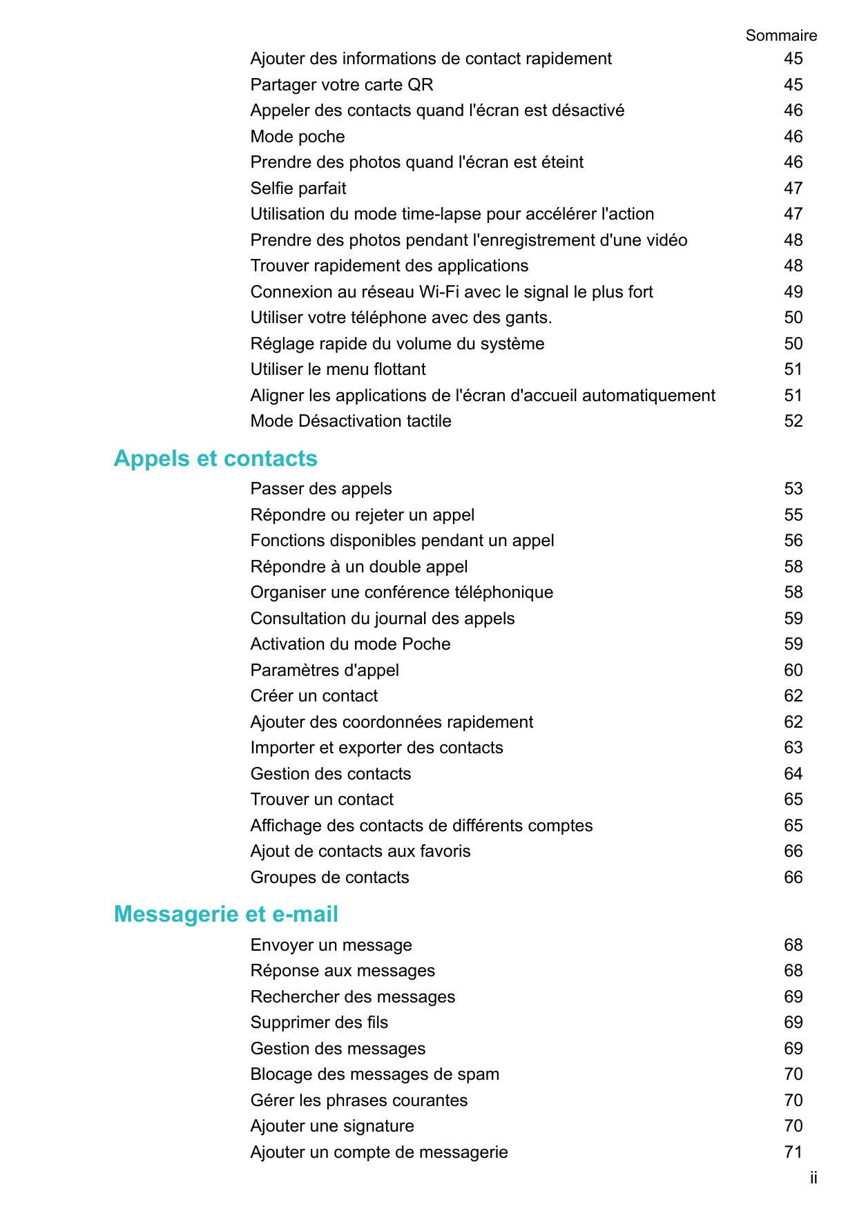 SommaireAjouter des informations de contact rapidementPartager votre carte QRAppeler des contacts quand l'écran est désactivéMod
