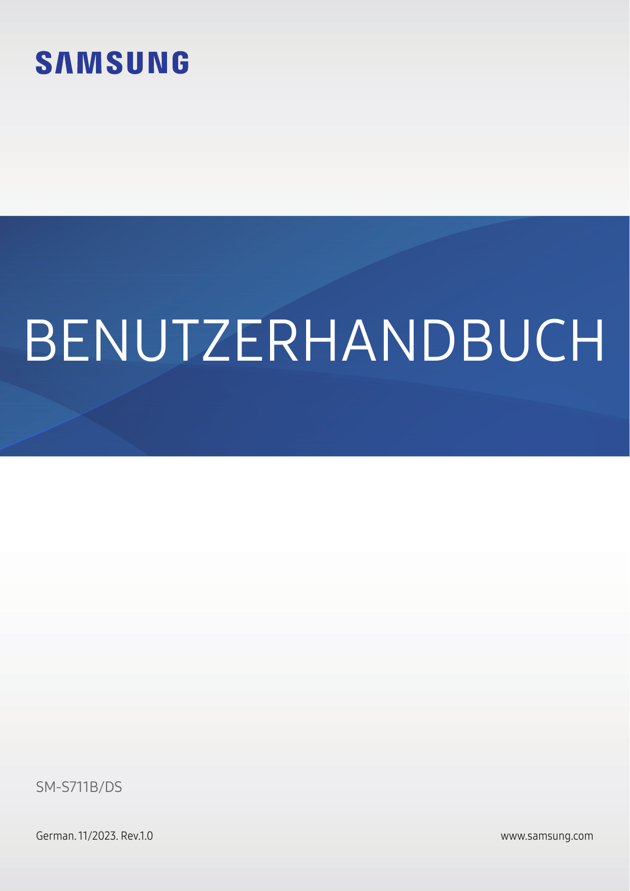 BENUTZERHANDBUCHSM-S711B/DSGerman. 11/2023. Rev.1.0www.samsung.com