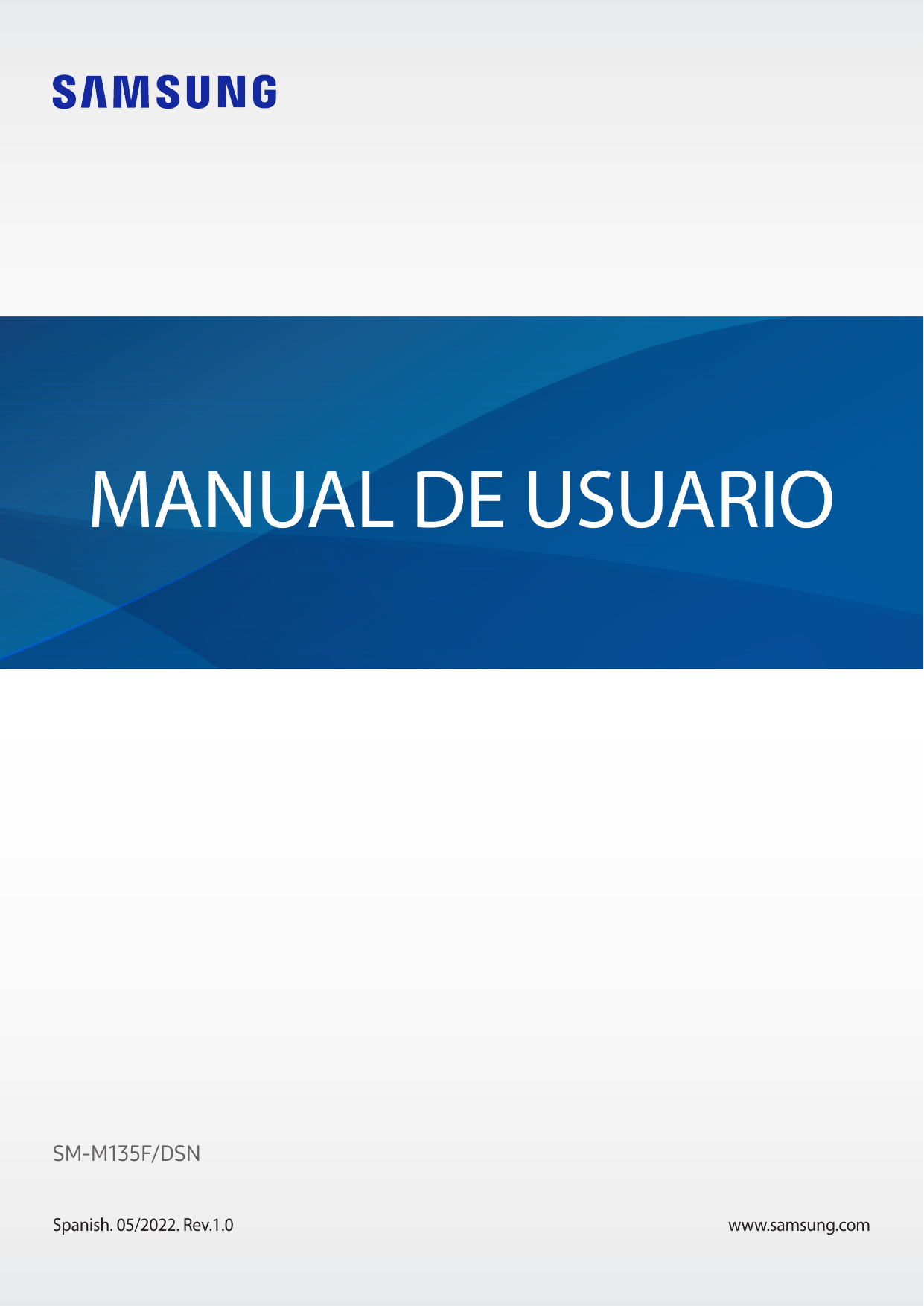 MANUAL DE USUARIOSM-M135F/DSNSpanish. 05/2022. Rev.1.0www.samsung.com