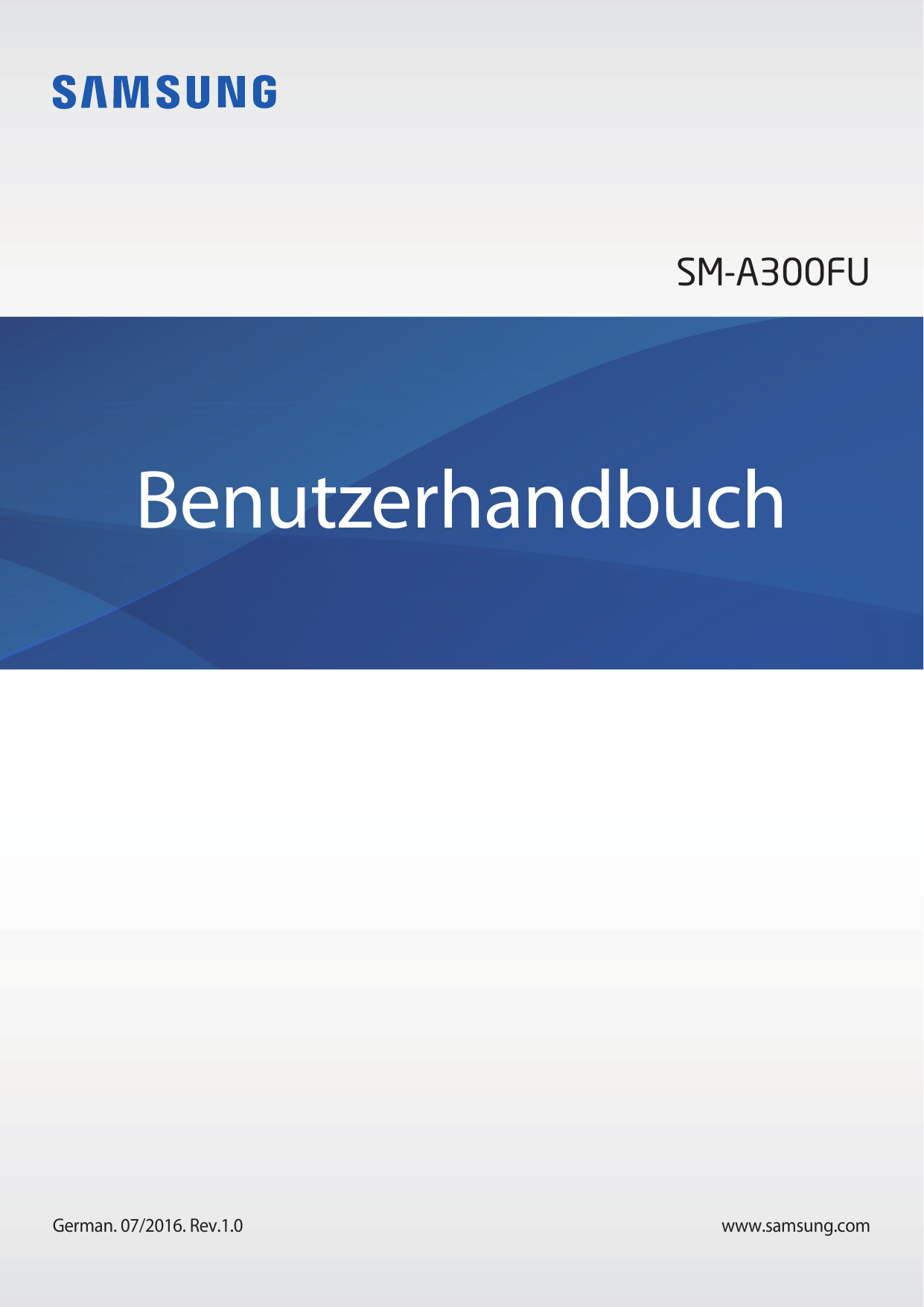 SM-A300FUBenutzerhandbuchGerman. 07/2016. Rev.1.0www.samsung.com