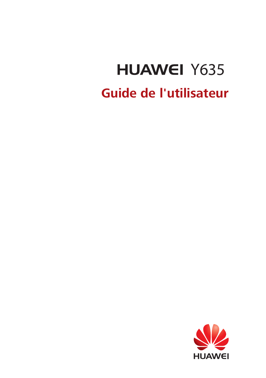 Y635Guide de l'utilisateur