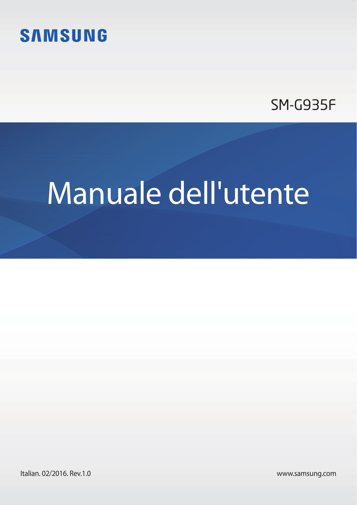 SM-G935FManuale dell'utenteItalian. 02/2016. Rev.1.0www.samsung.com