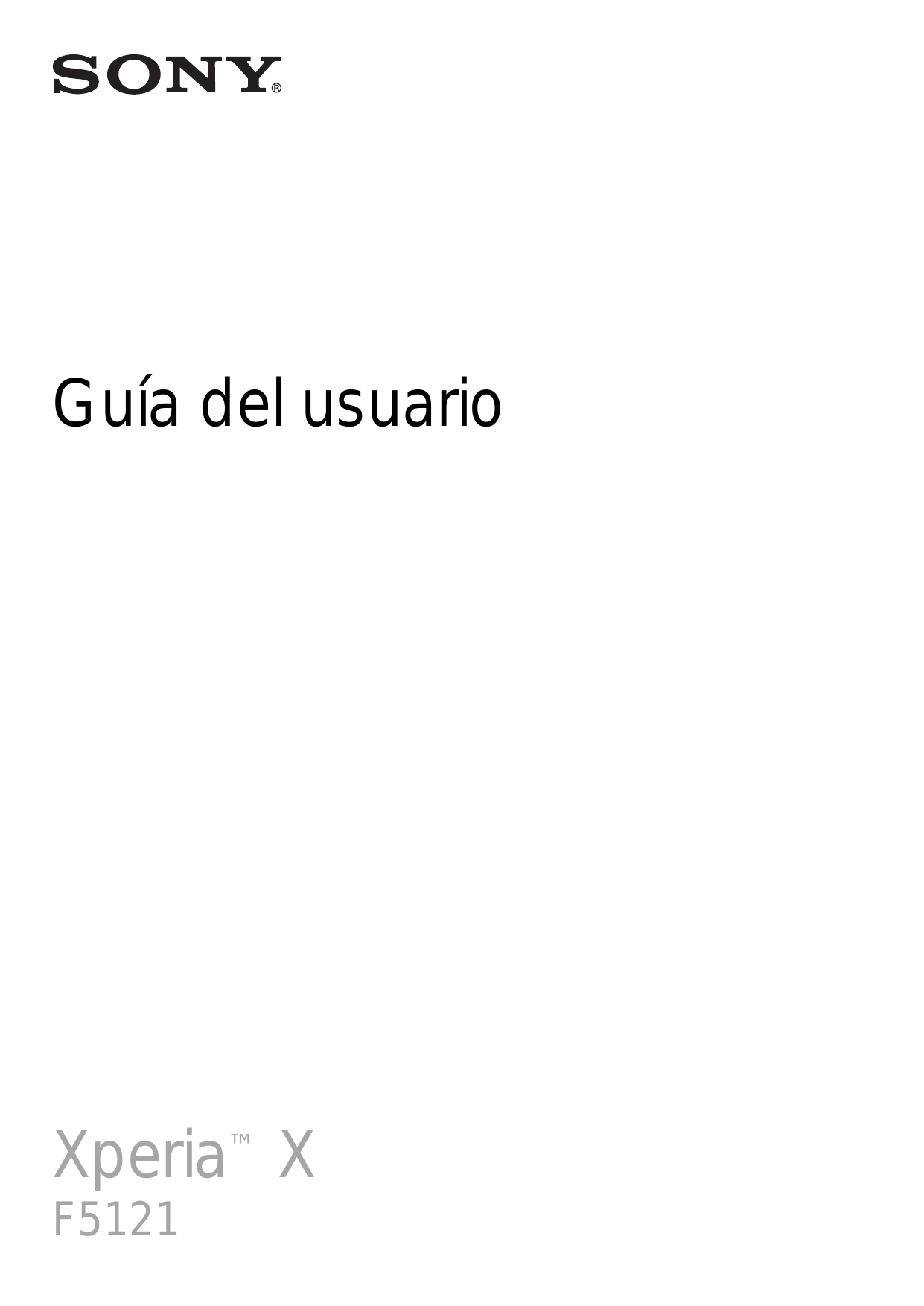 Guía del usuarioXperia™ XF5121