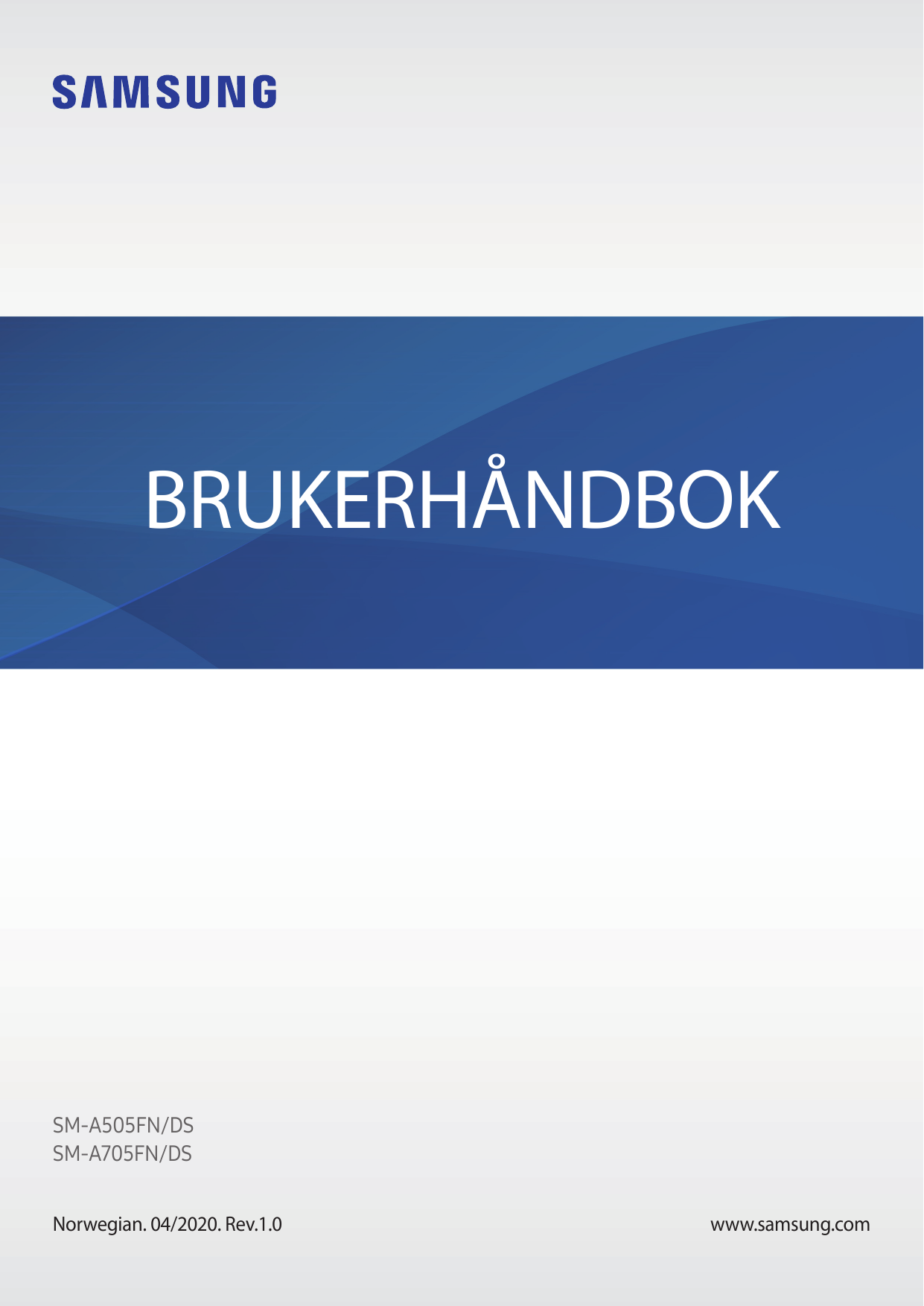 BRUKERHÅNDBOKSM-A505FN/DSSM-A705FN/DSNorwegian. 04/2020. Rev.1.0www.samsung.com