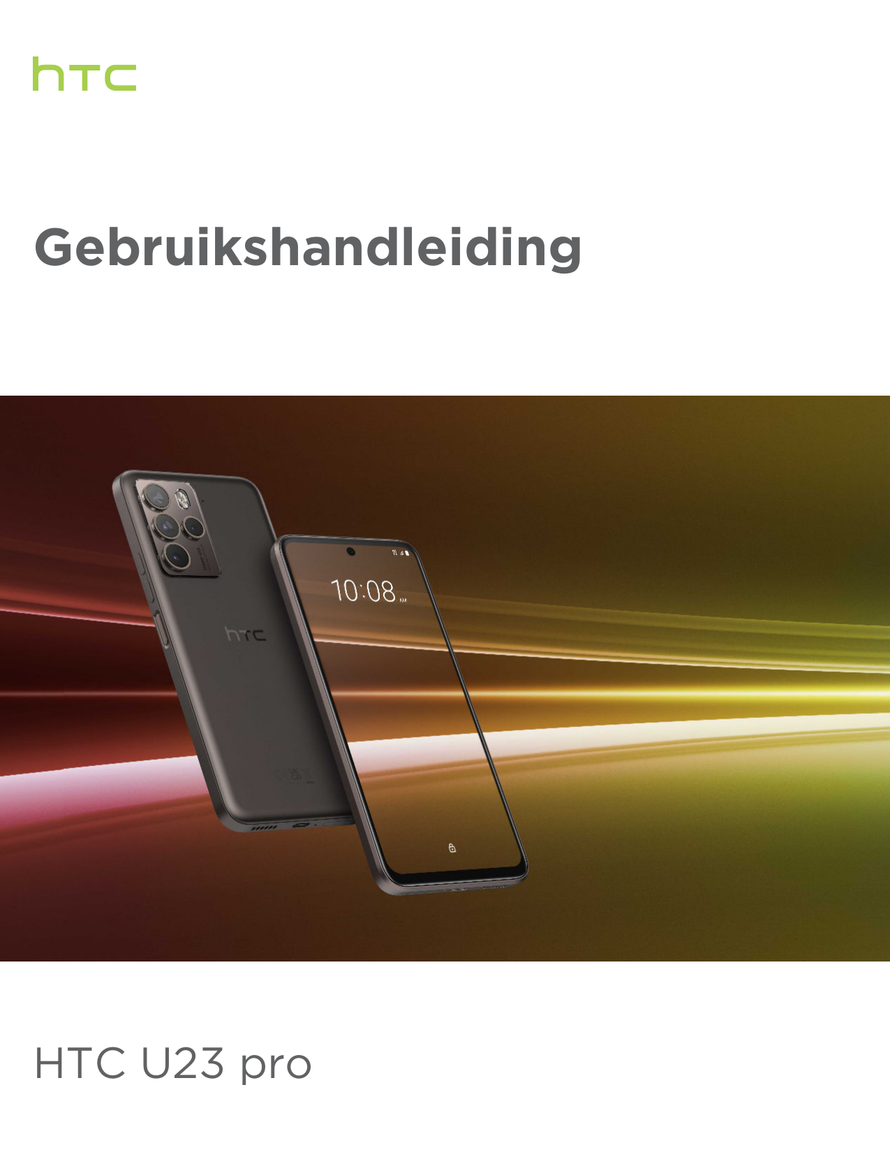 GebruikshandleidingHTC U23 pro