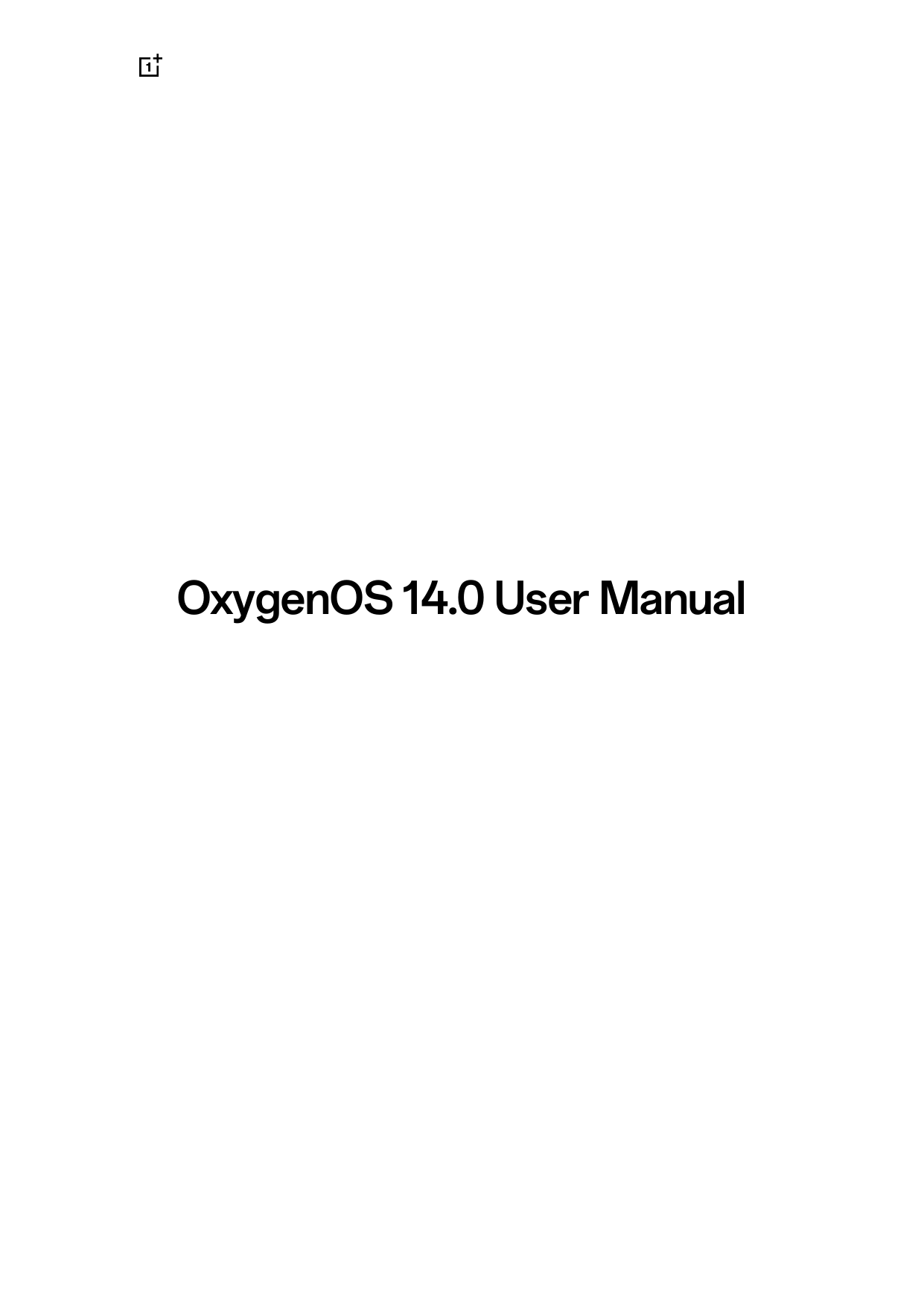 OxygenOS 14.0 User Manual