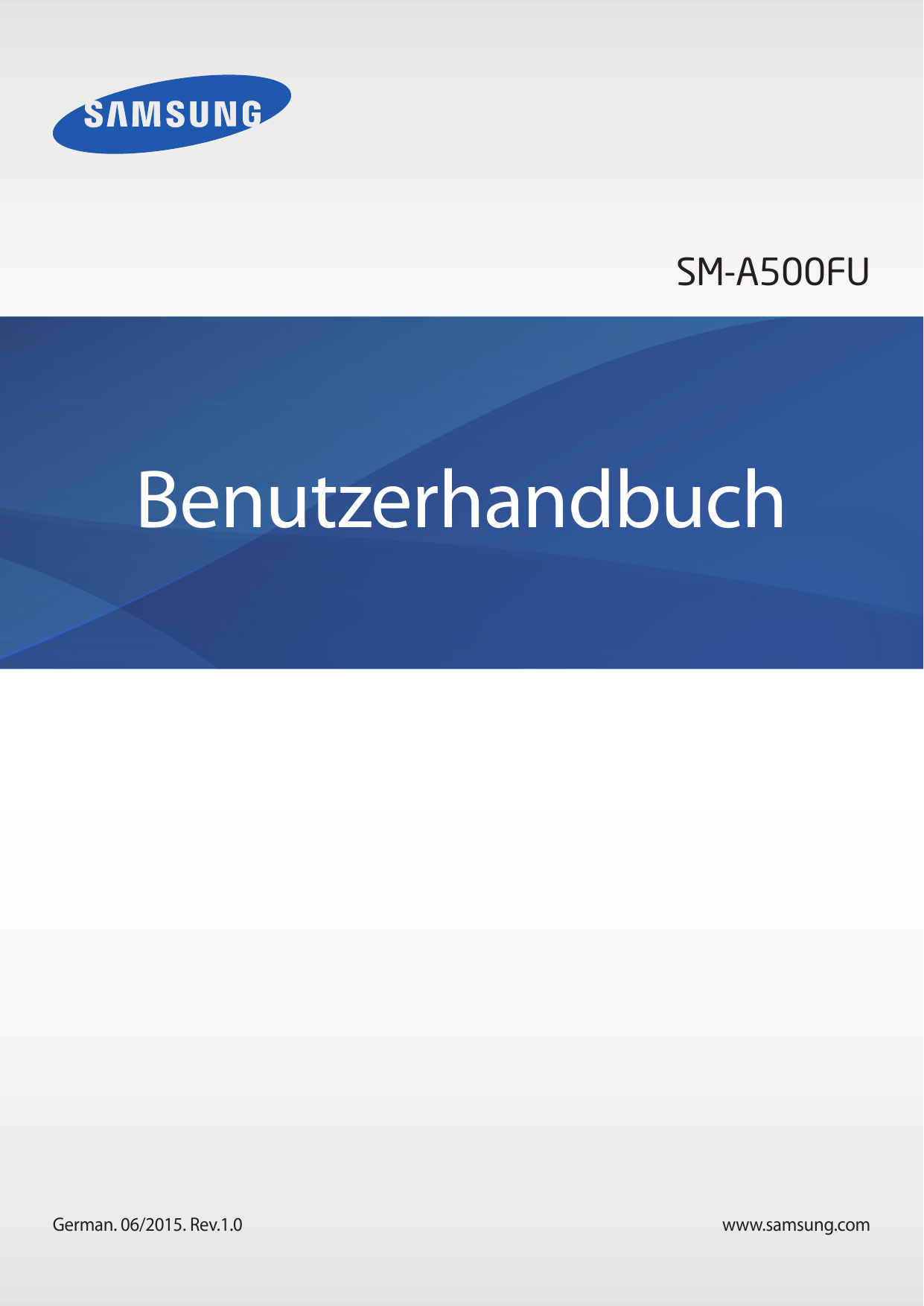SM-A500FUBenutzerhandbuchGerman. 06/2015. Rev.1.0www.samsung.com